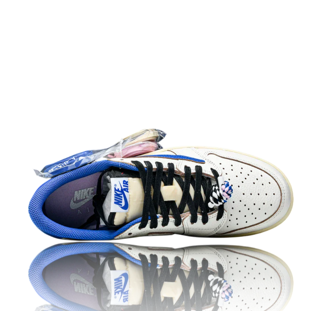 Travis Scott x Fragment AJ1 Low OG 'Sail Military Blue'