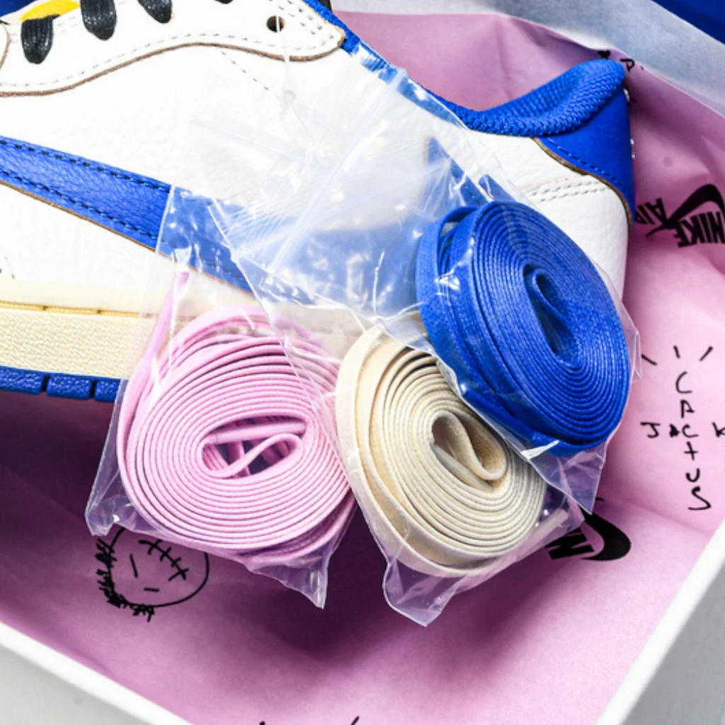 Travis Scott x Fragment AJ1 Low OG 'Sail Military Blue'