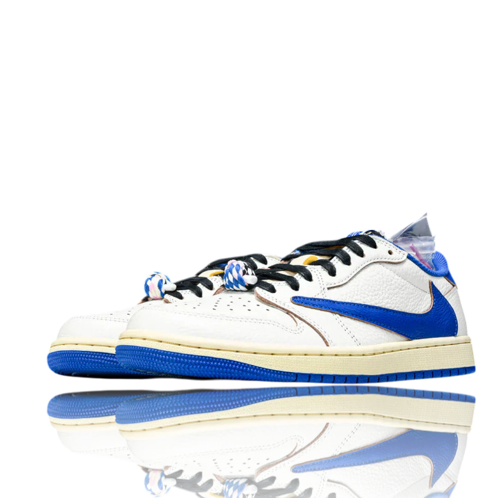 Travis Scott x Fragment AJ1 Low OG 'Sail Military Blue'