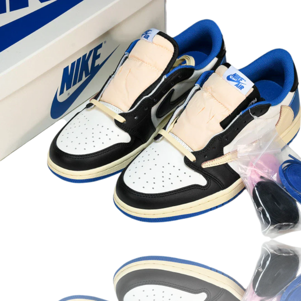 Travis Scott x AJ1 Low OG Fragment ‘Military Blue’