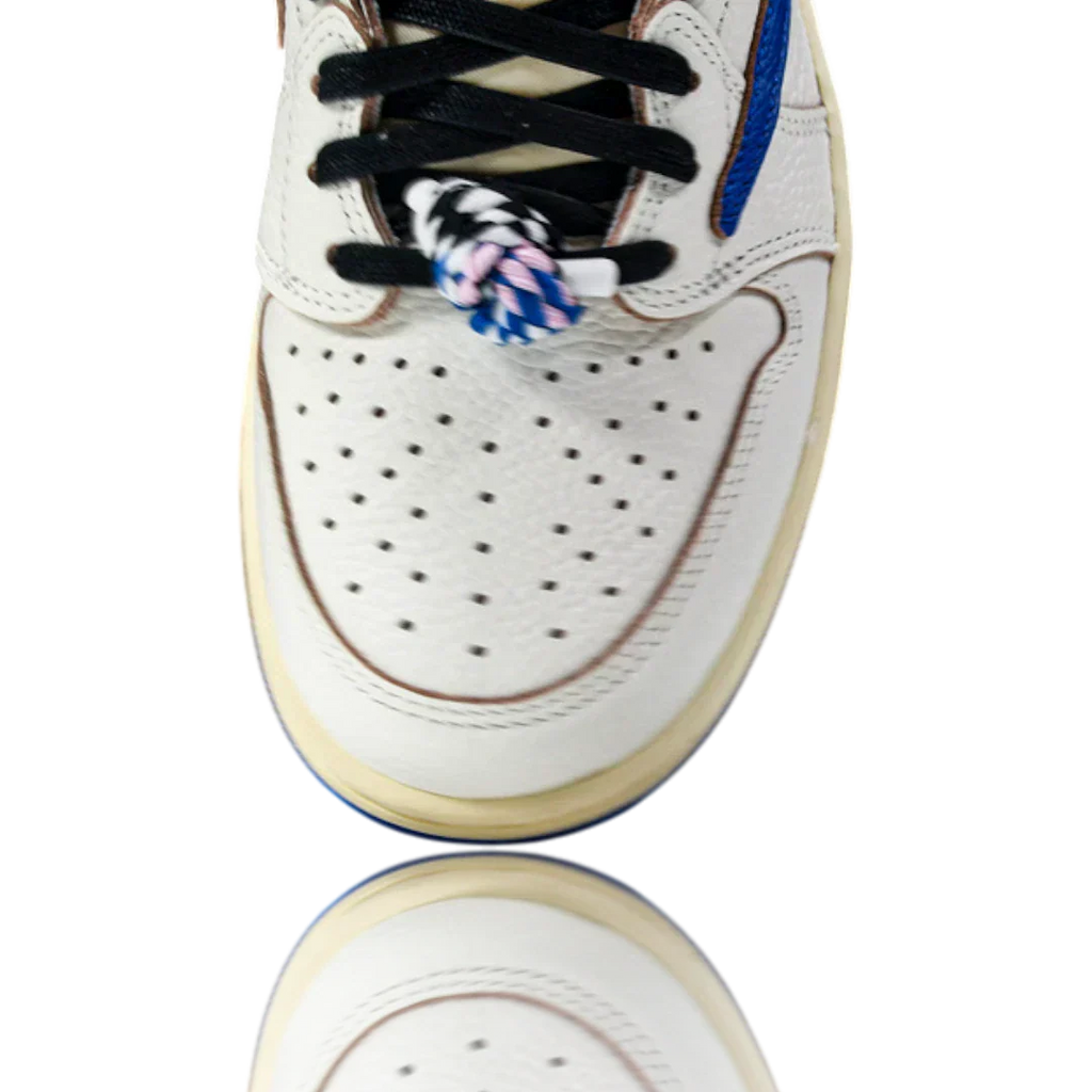 Travis Scott x Fragment AJ1 Low OG 'Sail Military Blue'
