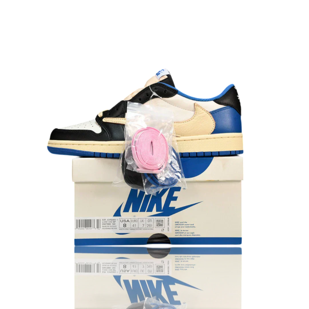 Travis Scott x AJ1 Low OG Fragment ‘Military Blue’