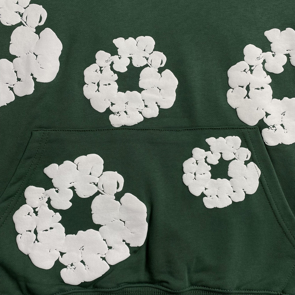 DENIM TEARS COTTON WREATH HOODIE GREEN