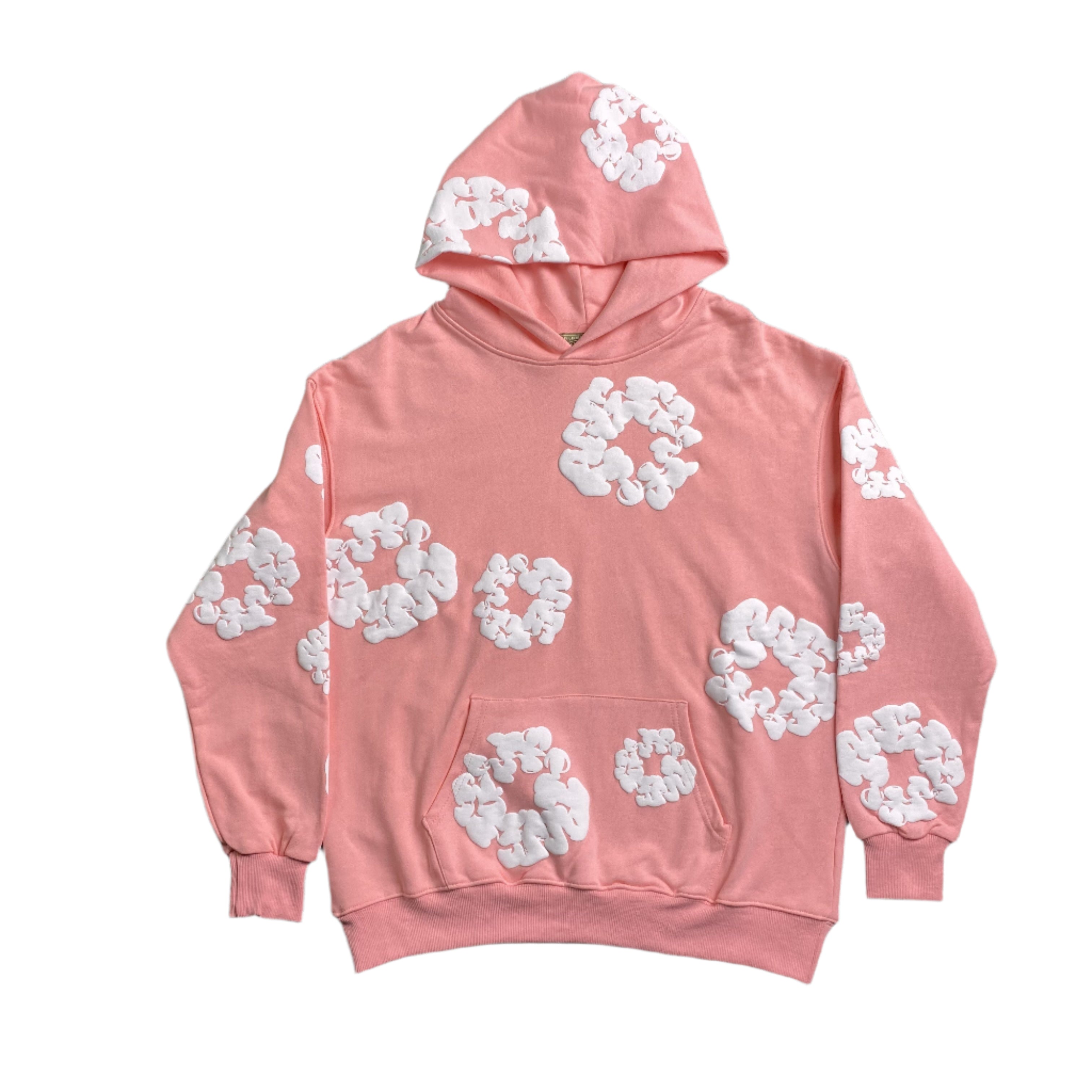 DENIM TEARS COTTON WREATH HOODIE PEACH