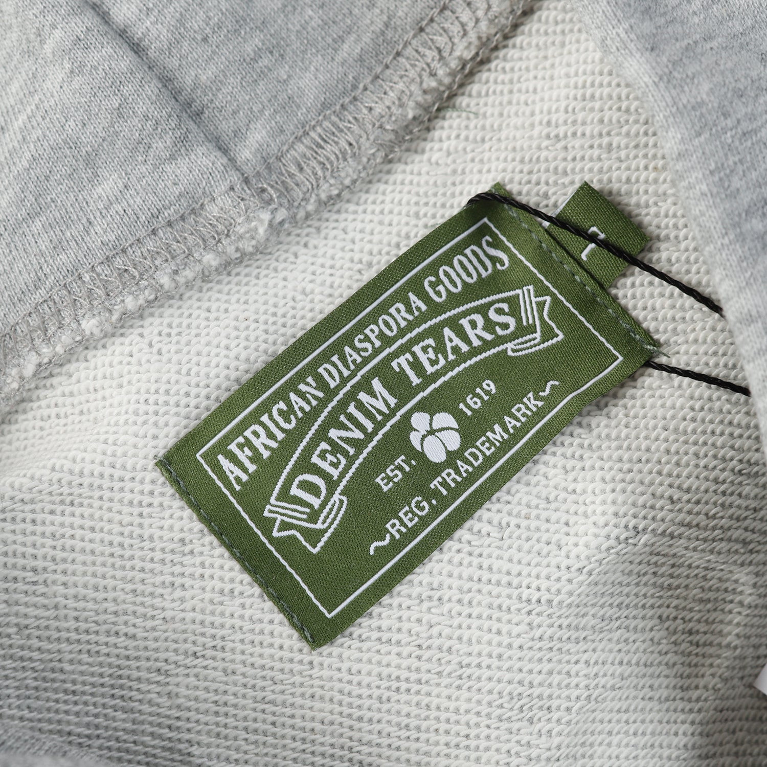 DENIM TEARS COTTON WREATH HOODIE GREY