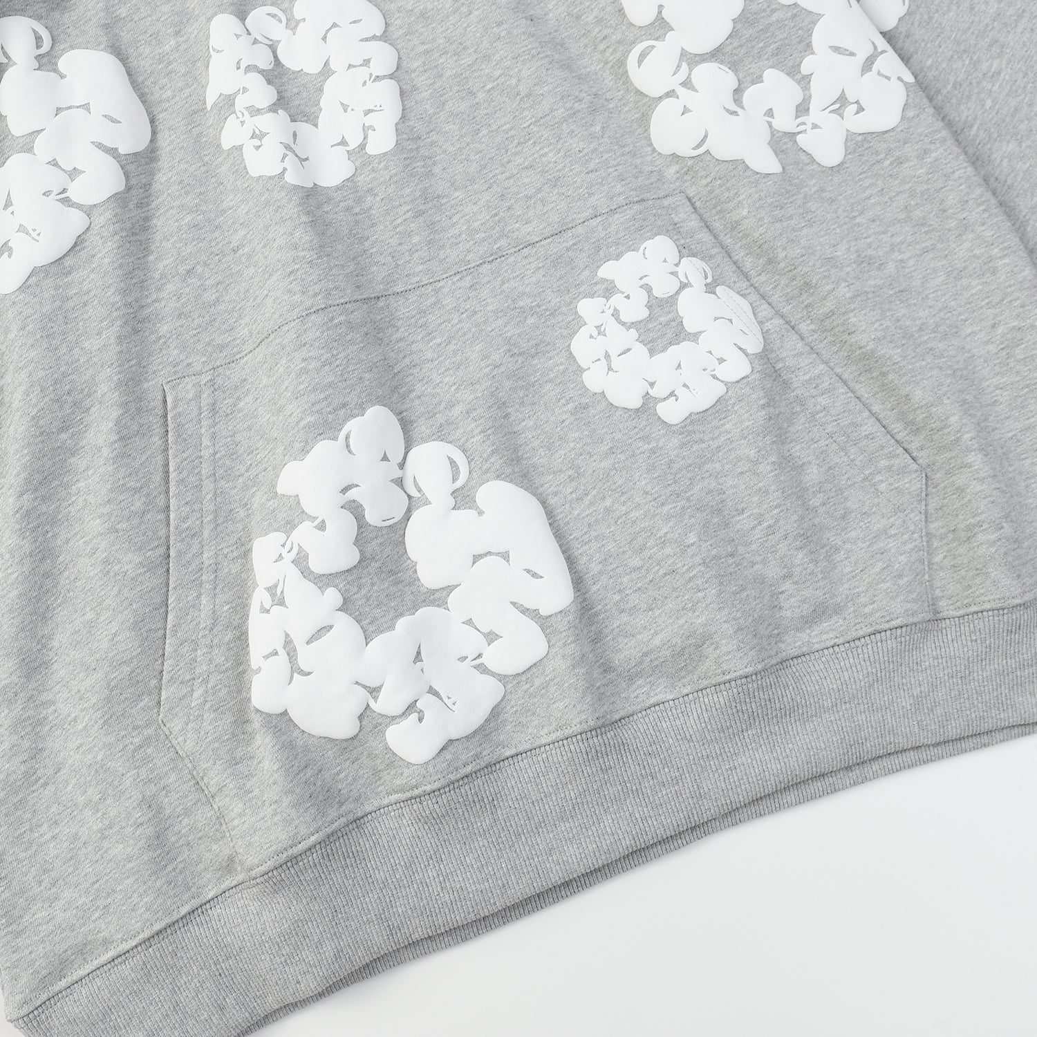 DENIM TEARS COTTON WREATH HOODIE GREY