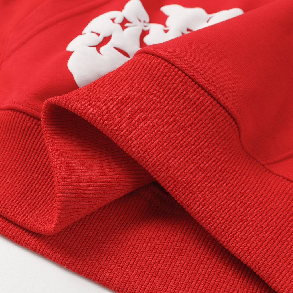 DENIM TEARS COTTON WREATH HOODIE RED