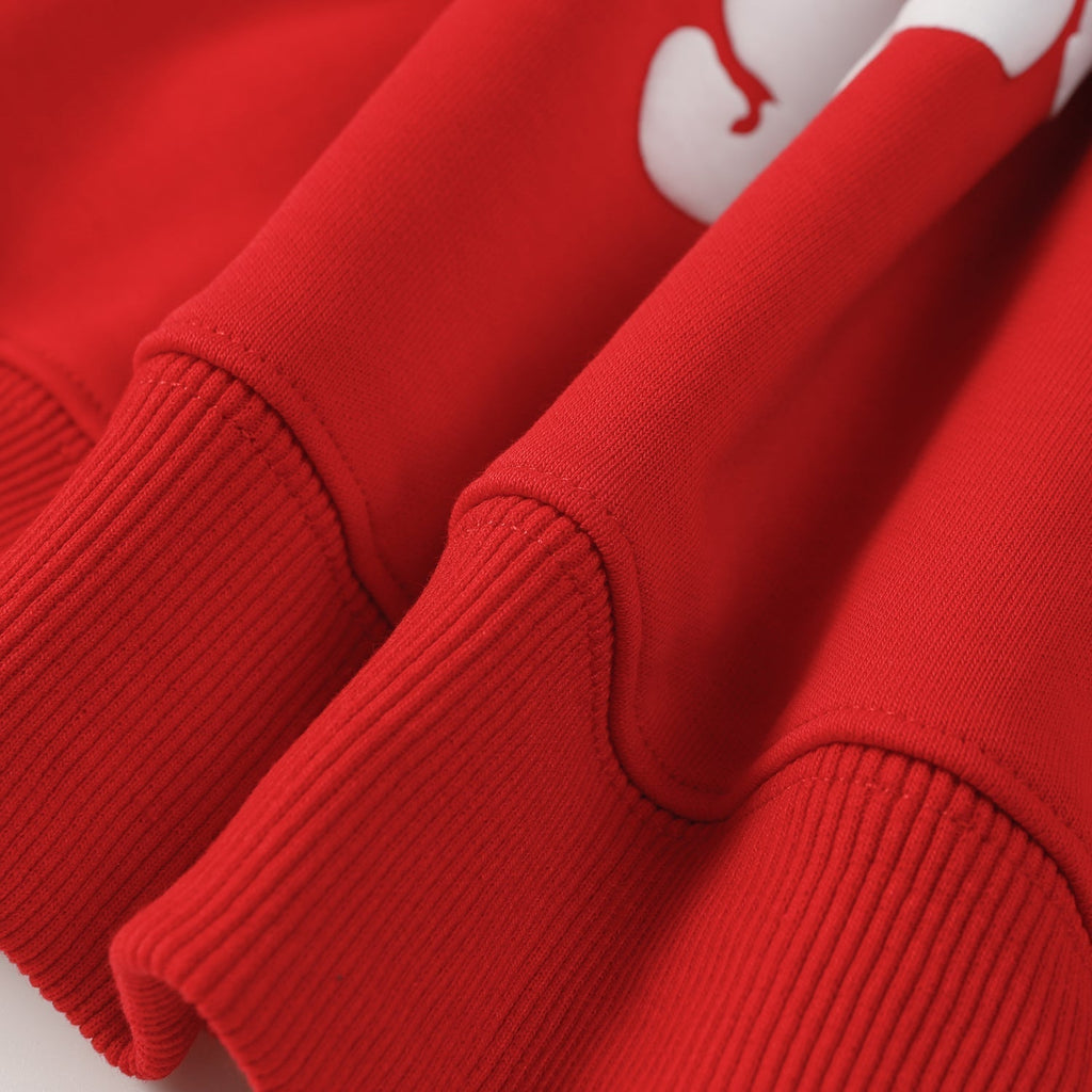 DENIM TEARS COTTON WREATH HOODIE RED