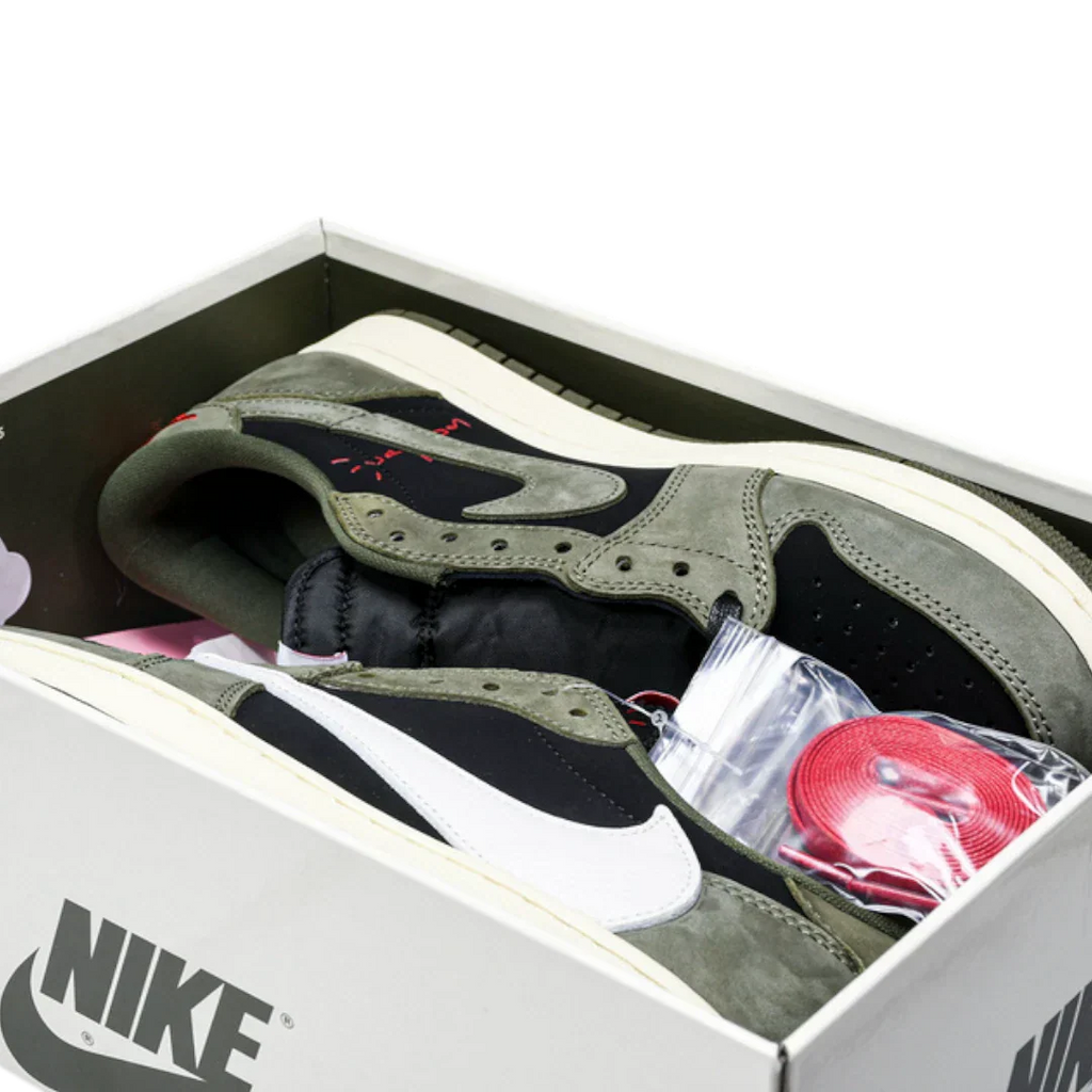 Travis Scott x AJ1 Low OG 'Black Olive'