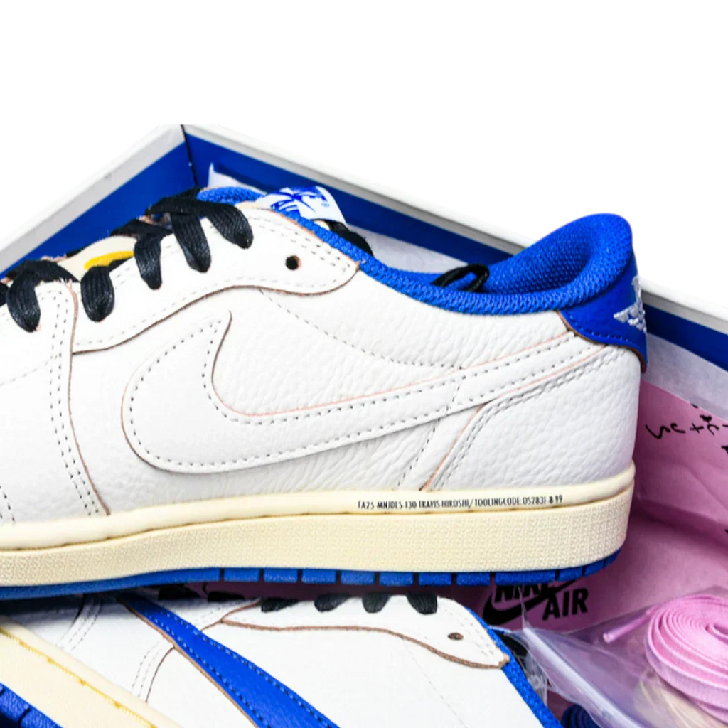 Travis Scott x Fragment AJ1 Low OG 'Sail Military Blue'