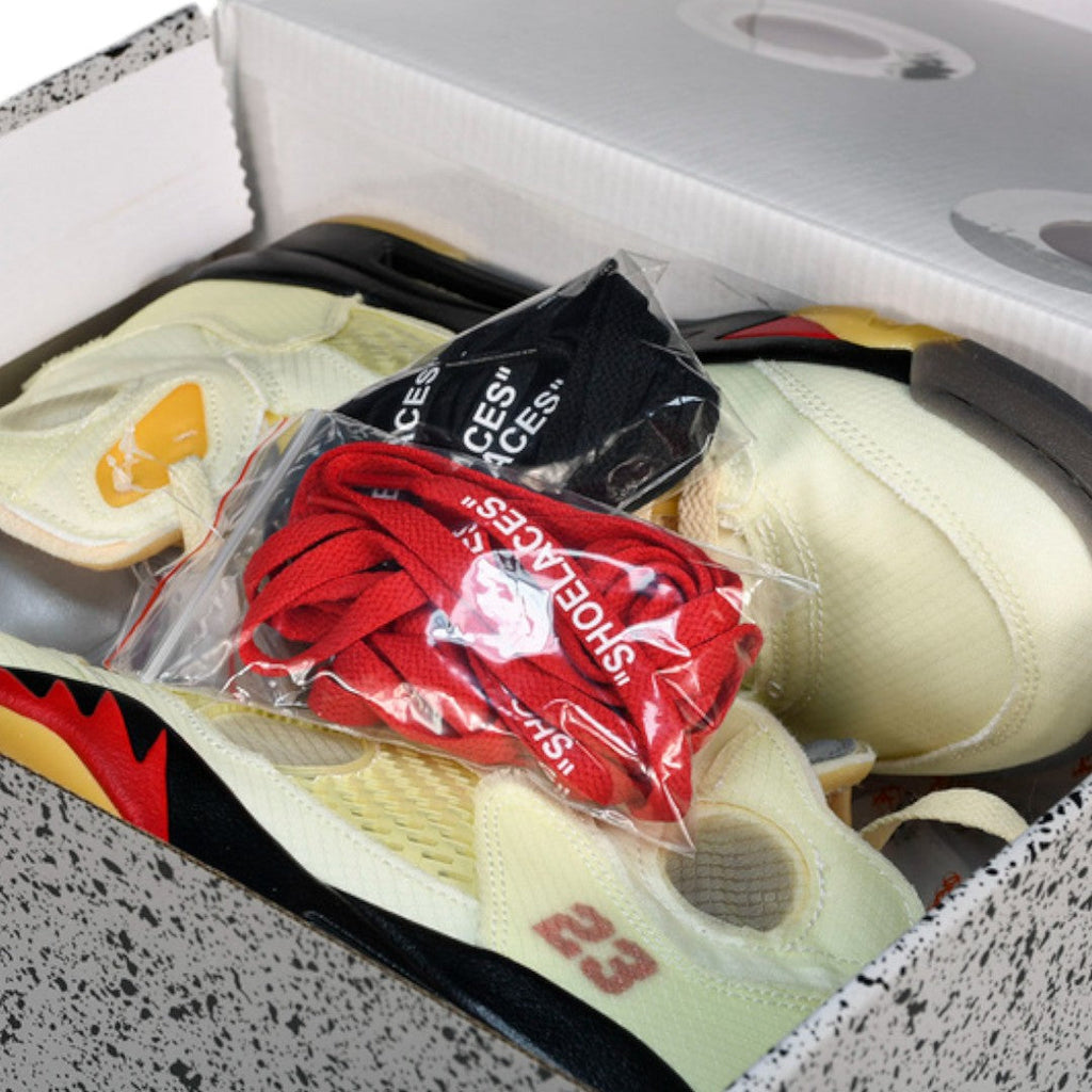 Off-White x AJ5 Retro 'Sail'